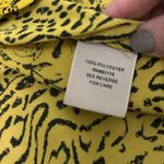 Philosophy  Women's Long Sleeve Yellow Animal Print Blouse Size XS Photo 7