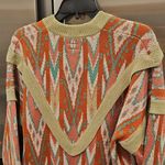 💕MOTHER💕 The Shake It Up Cardigan ~ Go With The Flow NWOT Orange Size L Photo 3