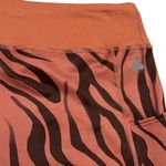 Tek Gear Athletic Bike Shorts Women 3x High Rise Stretch Animal Tiger Print Photo 3