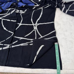 Ming Wang  Navy Blue White Blazer Jacket Sweater Cardigan XL Photo 8