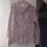 Victoria's Secret  all over hearts pj pajamas top in pink, beige and black size small. Photo 0