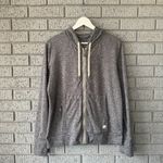 Vuori  Halo Performance Hoodie Heather Gray Full Zip Photo 3