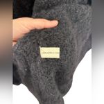 Susan Wagner Peru 100% Alpaca Women Sweater Coat Collarless Batwing Cardigan Black Size undefined Photo 3