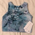 Athleta NWT Conscious Crop, Size Small D-DD +, Blue Camo Photo 5