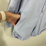 Show Me Your Mumu Tegan Jumper Periwinkle Chambray Romper Shorts Size Small Photo 5