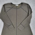 Cloud Chaser Sweater Dress Womens 2X Brown Olive Seamed A-line Pull On Midi Photo 11
