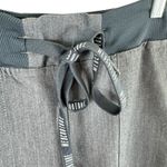 MED COUTURE Touch Gray Slat Heather Drawstring Jogger Scrub Pants Size XSP Photo 4