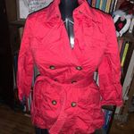 Gap light red belted lightweight M business casual trench coat Photo 0