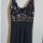 Paranoia Black Sequin Tank Top Small Photo 0