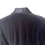 XScape by Joanna Chen Black Velvet Evening Top with Faux Belted Side, Sz 10 Photo 9