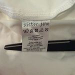 Sister Jane White Puff Sleeve Statement Collar Mini Dress XS Photo 7