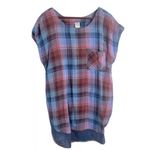 Anthropologie ✨ Akemi + Kin Cap Sleeve Plaid Tunic✨ Photo 3