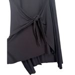 Universal Standard NWT  Summer Wrap Dress Black Sz 10-12‎ Minimalist Contemporary Photo 8