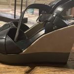 Cole Haan  Wedge Sandals Worn Once! perfect! NikeAir 6.5 6 1/2 Black Photo 0