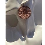 Vintage Crocheted Women’s Hook Earrings Mandela Boho Design Warm Rose Glass Pink Photo 7