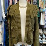 Madewell Ruffle Cardigan Sweater Size Small Photo 4