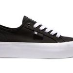 NWOT Women’s DC “Manual” Platform Sneaker Black Size 7.5 Photo 1