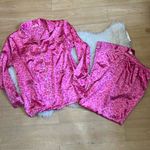 Silk style Pajamas for Women Classic Button Down Satin Pajama Sets Long Sleeve L Pink Size XXL Photo 11