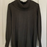 Cable & Gauge NWOT  women’s dark green soft knit warm cowl‎ neck sweater large Photo 0