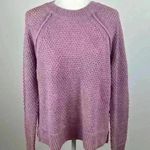 Gap  Textured Knit Sweater in Orchid Haze Size M NWT Photo 0