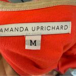 Amanda Uprichard  Strapless Ponti Dress Mini Neon Orange Medium Photo 7