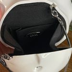 ZARA NWT  White Rose Box Clutch & Purse w/ Magnetic Closure & Silver Chain Strap Photo 6