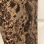 Free People We the Free High Waist Denim Snake print raw hem Leggings - Photo 2