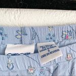 Cherokee  Light Blue Floral Elastic Waist Skirt Size Small Photo 3