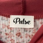 Pulse  Rust and White Floral Hoodie Photo 2