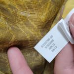 Banana Republic Heritage yellow printed sleeveless chiffon midi dress size 10 Photo 8