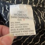 Woolrich Full Zip Ramie Cotton Nordic Fair Isle Sweater Women’s Sz S Gray Red Photo 6