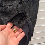 Madelon Louden Black Velvet Bodysuit Gold Embroidery Lingerie Vintage Fits‎ XS/S Size M Photo 3