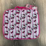 Hello Kitty Sanrio  Lunch BOX  Lunch Bag Snack Tote Girls Insulated Pink Stripes Photo 1