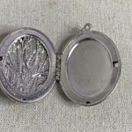 Sarah Coventry LeaSilver Tone Picture Locket Pendant 1 Photo 4