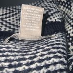 Banana Republic Navy Blue & White Merino Wool Chevron Print Cardigan Sweater S Photo 10