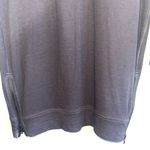 Athleta Gray Side Zip Hem Long Sleeve Knee-length Sweatshirt Dress Photo 5