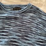 Blue Blush Cropped Knit Sweater Photo 2