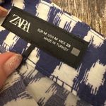 ZARA Skort Women’s Unique Pattern Size M Blue&White NWT Photo 10