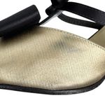 Kate Spade Satin T-Strap Gold and Black Bow Strappy Sandal Size US 8 B Stiletto Photo 10