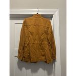 Gap  Cotton Safari Utility Jacket Mustard Yellow Size Large Chore Granola Gorp Photo 4