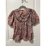 Madewell ‎ - Yoked Puff-Sleeve Top in Bali Blooms - Size Small NWT Photo 1