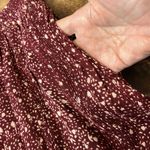 Lucky Brand Dark Red Print Mini Skirt Size Large Photo 6