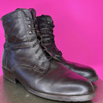 Santana Canada Brown Leather Wool Lined Lace Photo 0