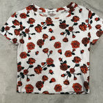 Popular 21 NWOT  rose‎ cropped top size large Photo 0