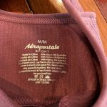 Aeropostale NEW Aero Sport Ribbed Purple Sports Bra Removable Cups Dark Athletic Photo 3