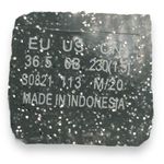 Stuart Weitzman Women's Sawyer Jelly Slide Sandals Silver Glittery Size 6 Photo 7