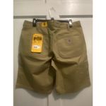 Carhartt NWT Women's Straight Fit Shorts Force Madden Cargo Size 16 Dark Khaki Photo 2