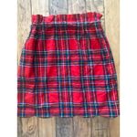 Lauren James #10 Women's Red Plaid Flannel Scallop Skirt by , Sz: XS Photo 1
