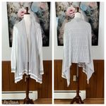Lane Bryant Pretty Striped White and Gray Open Cardigan! Photo 1