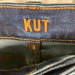 Kut From The Kloth ‎ High Rise Boyfriend Shorts Women’s Size 4 Dark Wash Denim Photo 9
